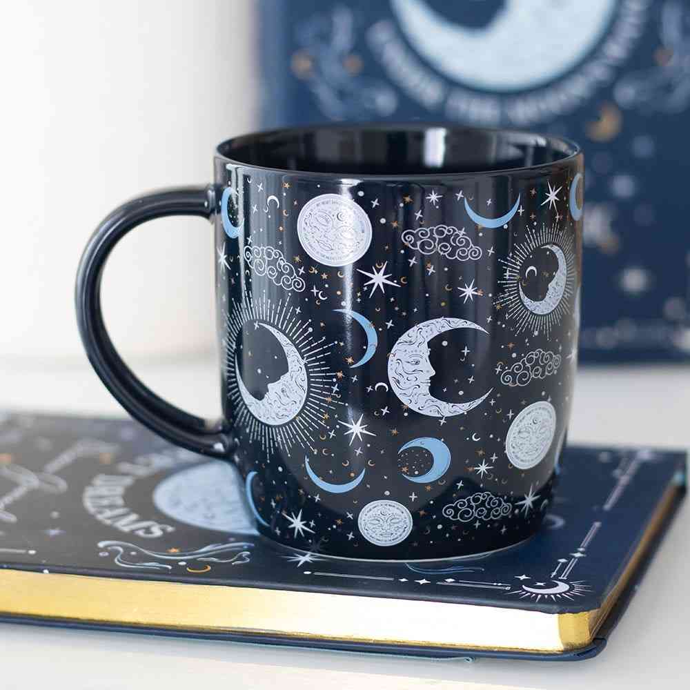 Something Different - Blue Moon Print Mug - Blue